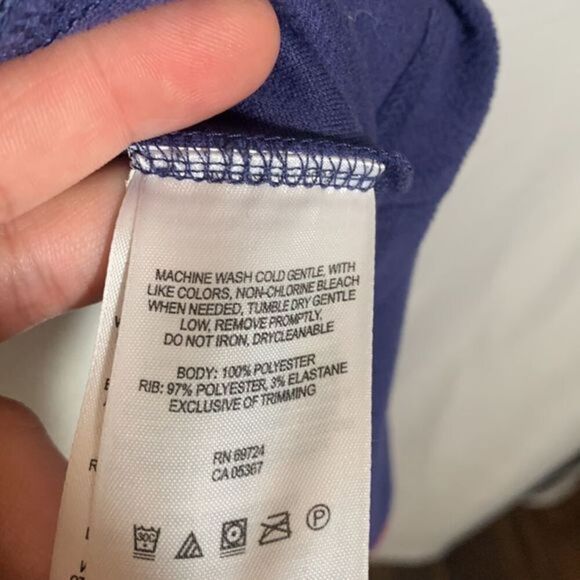 Columbia Blue Fuzzy Fleece Half-Zip Sweater - Picture 9 of 10